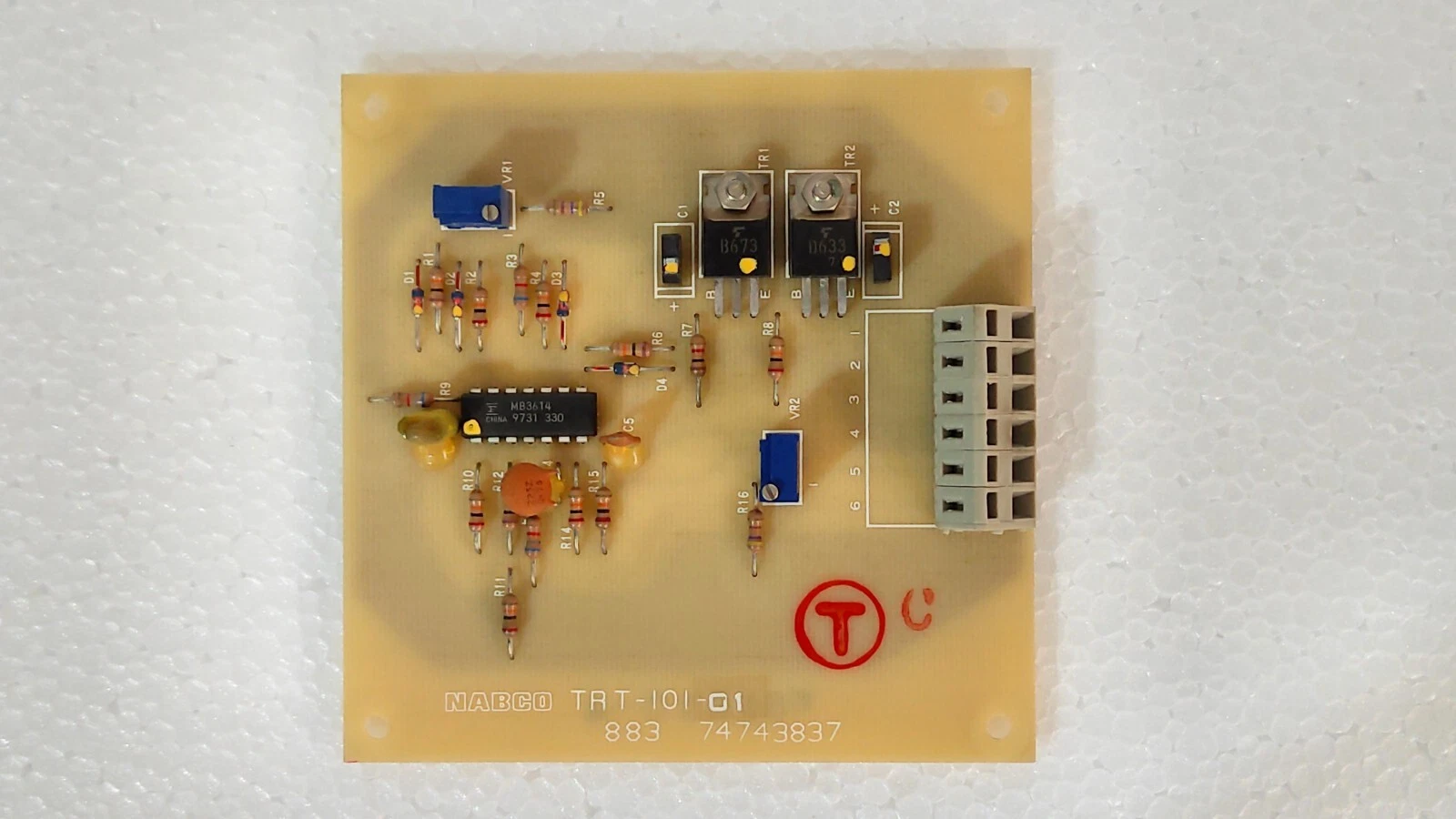 Nabco tat-101-01 / TAT-101-01 883 74743837 PCB